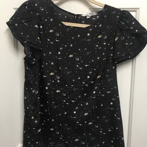 BCBGeneration Star Print Constellation Top - S